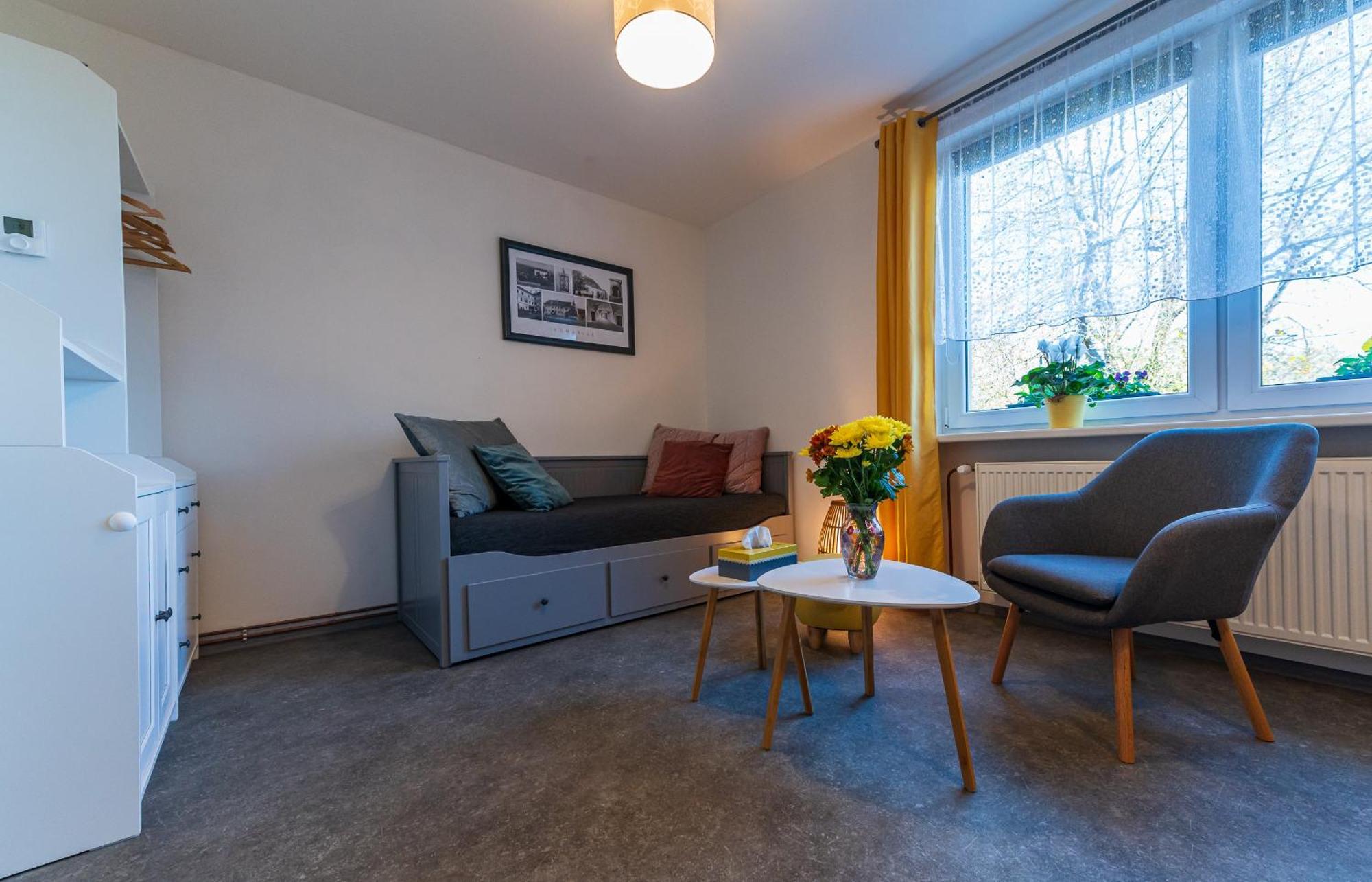 Ubytovani Na Samote - Apartman U Tesaru Komarice المظهر الخارجي الصورة